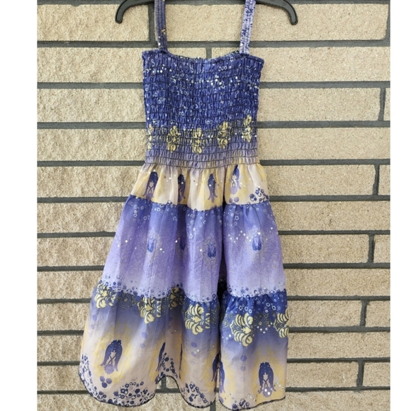 Ingear Sequins Smocked  Floral Light Sundress for Girls Size M - Picture 1 of 9